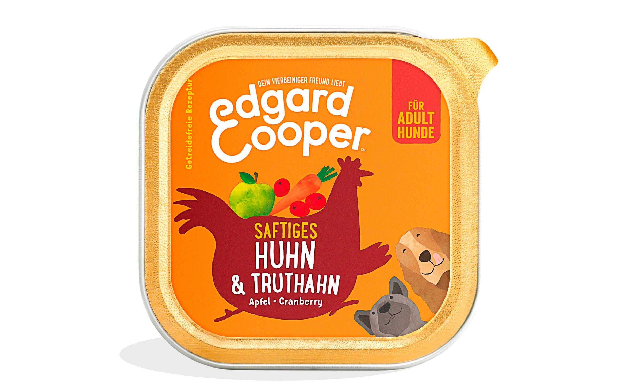 Nassfutter Adult Huhn + Truthahn, 11 x 150 gAlleinfuttermittel für ausgewachsene Hunde