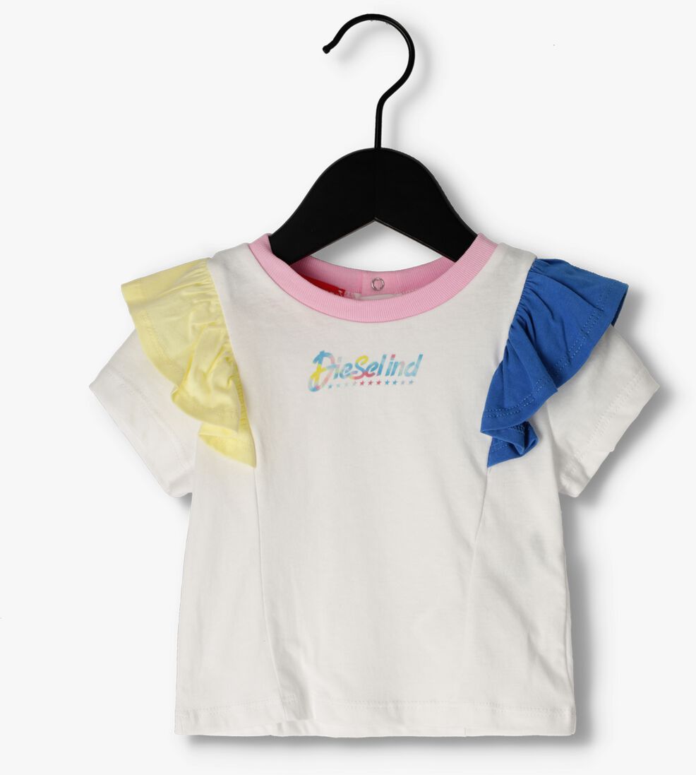 DIESEL witte diesel t-shirt trerab