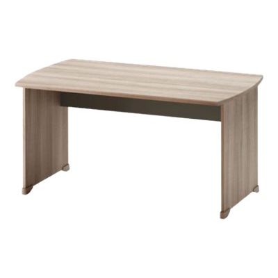 Bureau JAZZ+ - 140 cm - Pieds panneaux - Chêne gris