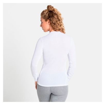 Maillot Manches Longues Femme Odlo Active Warm Eco Blanc