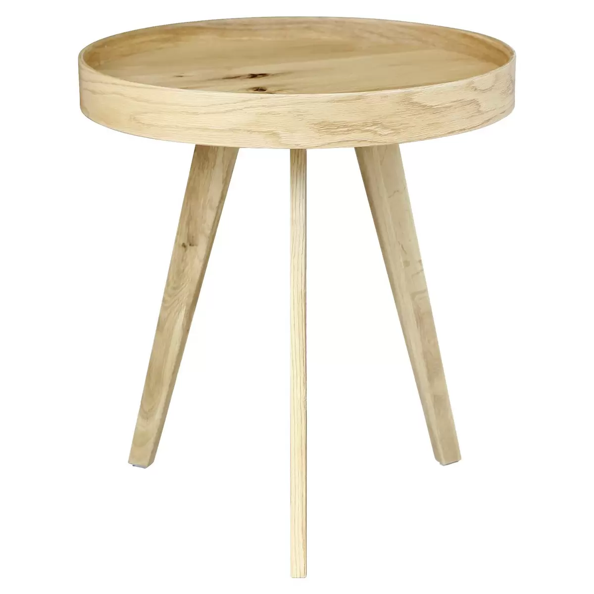 Salontisch rund Wood Eiche