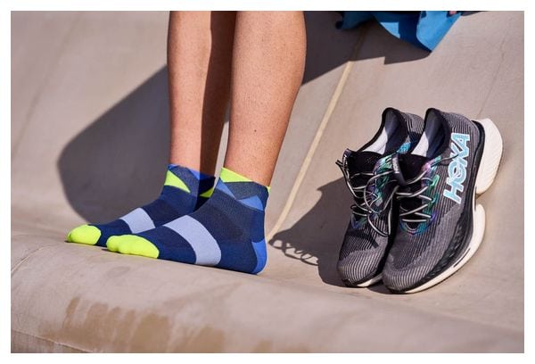 Chaussettes Running Incylence Peaks Short Bleu marine/Inferno