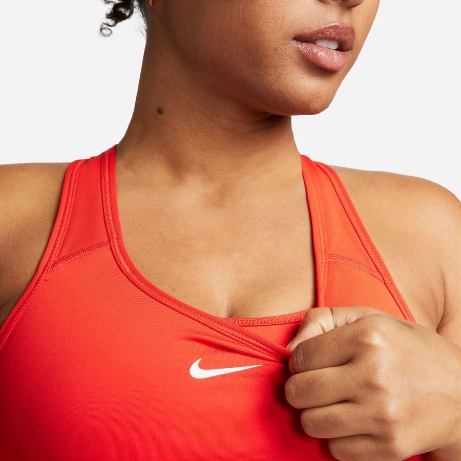 Nike Swoosh Brassière - Rouge/Blanc