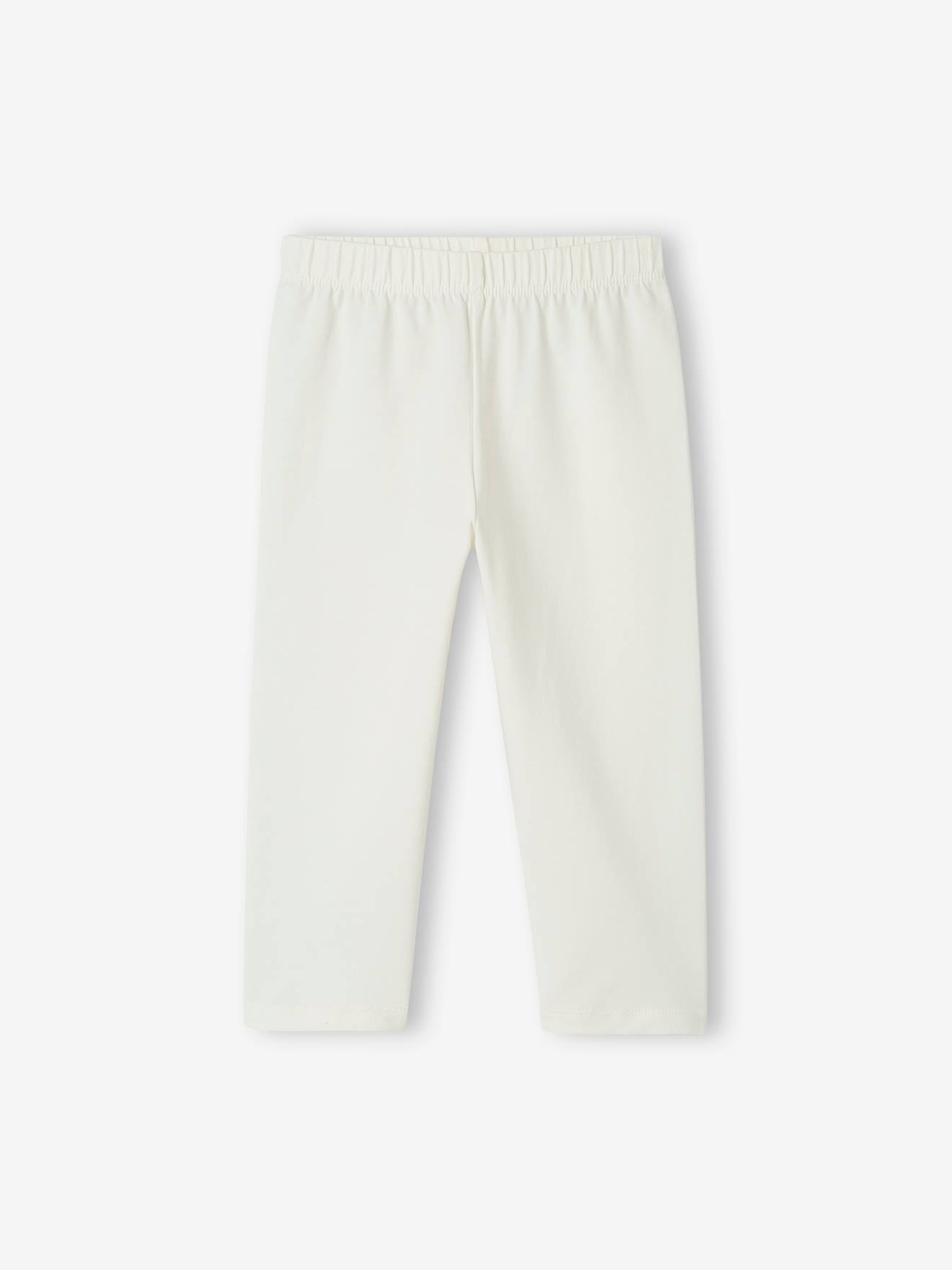 Conjunto de 2 leggings lilás de comprimento médio para meninas