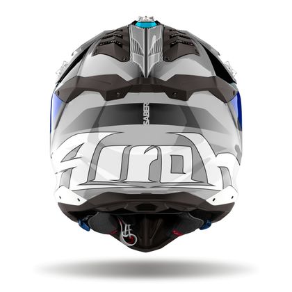 Casque cross Airoh AVIATOR 3 - SABER 2024 - Bleu