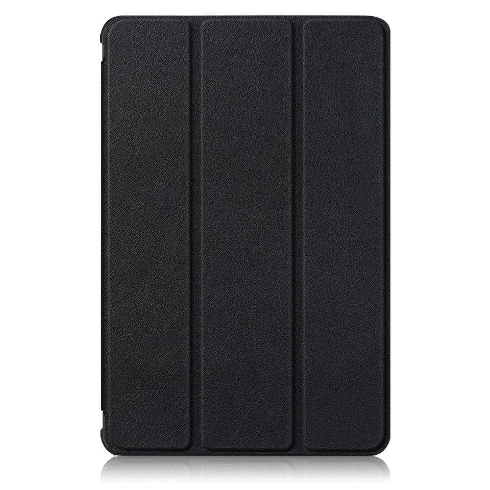 Samsung Galaxy Tab S8  Plus / Tab S7  Plus / Tab S7 FE 5G Leder Tasche Smart Case Hülle   S-Pen Halterung - Schwarz