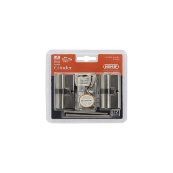 NEMEF veiligheidscilinder NF3  30/30 mm SKG 3-sterren gelijksluitend (2 stuks)