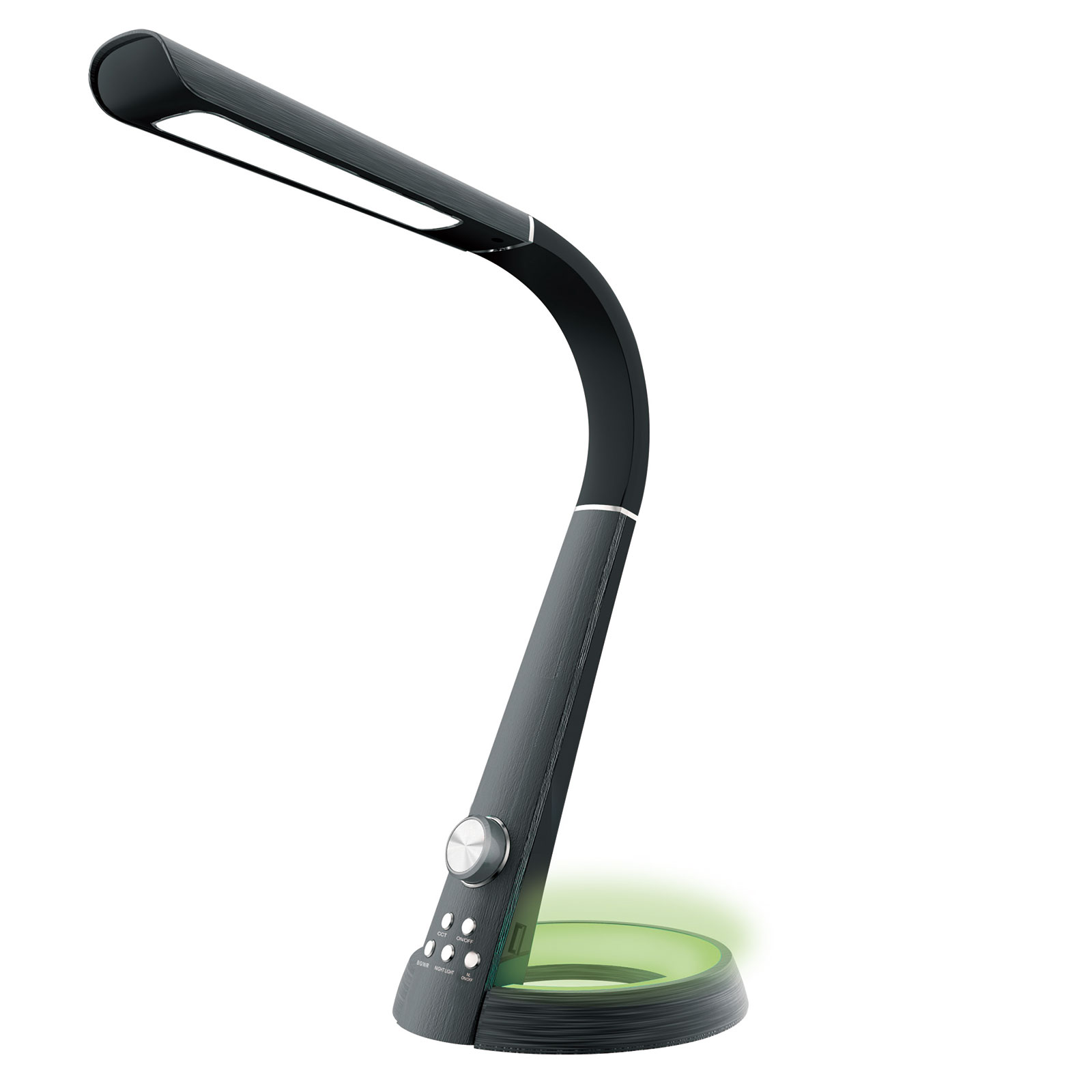 LUCA BESSONI LED-Schreibtischleuchte LORENZ - schwarz - 64 cm