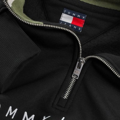 Sweatshirt zippé homme Tjm Rlx Linear 1/4 Zip TOMMY HILFIGER
