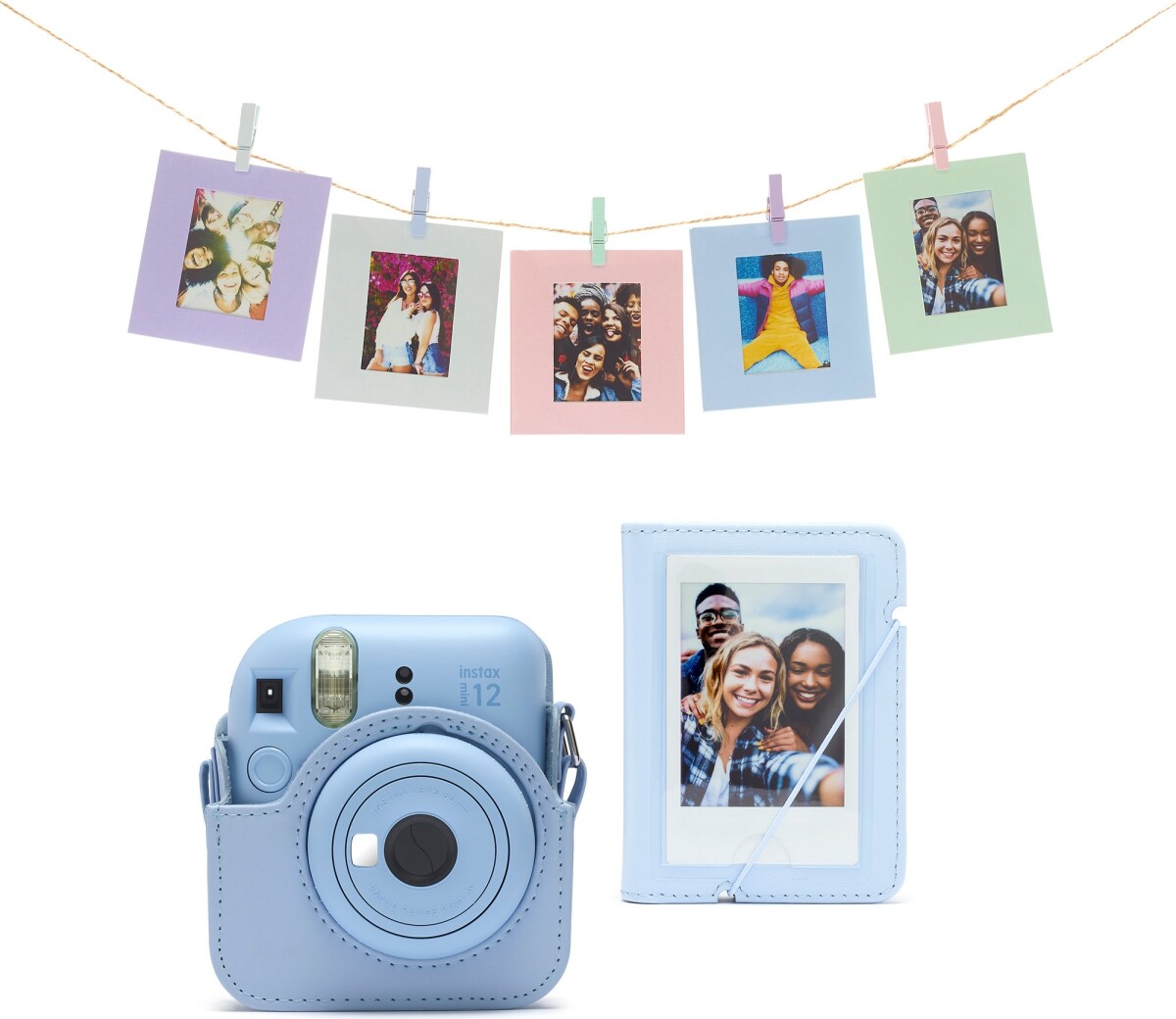 Fujifilm - Instax Mini 12 Instant Kamera - Lyseblå