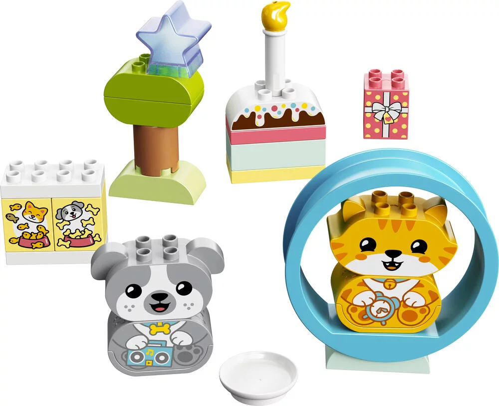 LEGO®DUPLO 10977 - MES PREMIERS CHIOT ET CHATON AVEC EFFETS SONORES