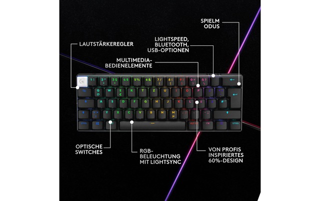 Logitech Gaming-Tastatur »Pro X 60 Lightspeed« ()
