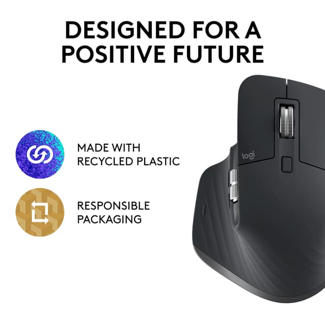 Logitech MX Master 3S trådløs mus (graphite)