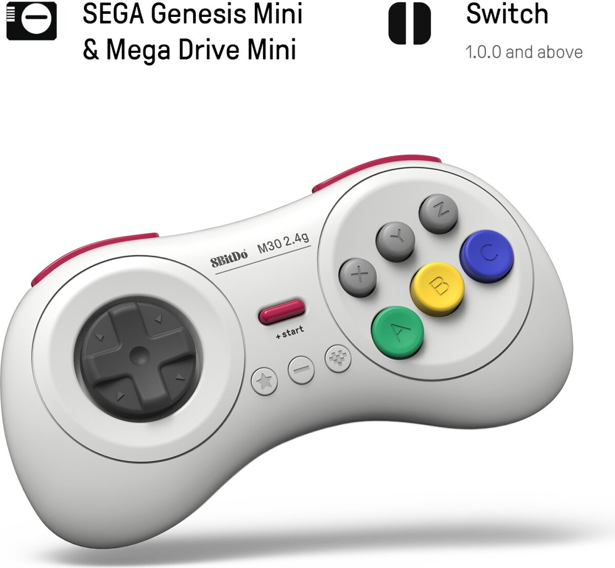 8Bitdo - M30 2.4G - Trådløs Controller Til Switch Pc Android Pi