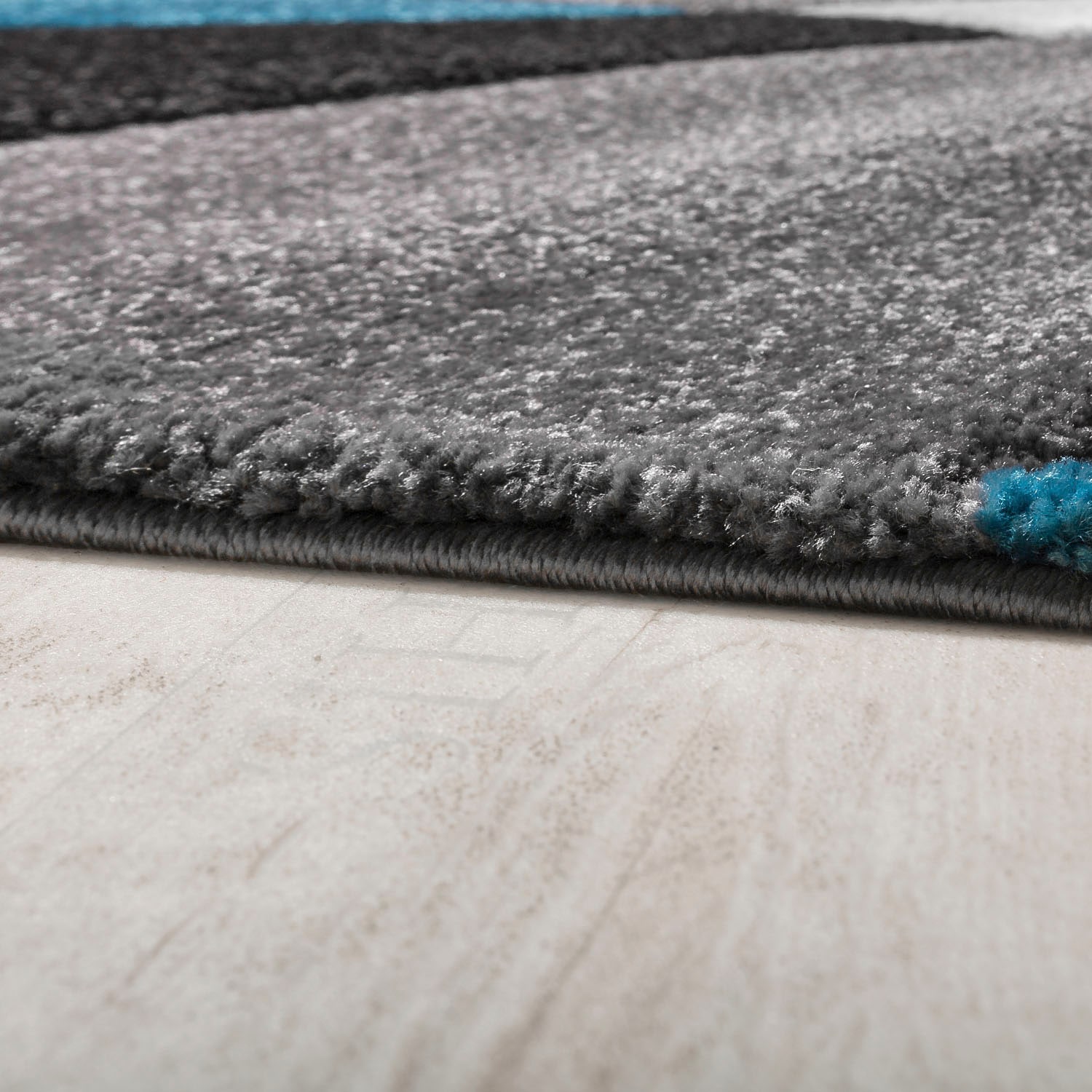 Paco Home Teppich »Diamond 664« rechteckig 18 mm Höhe 3D-Design, Kurzflor, 3D-Design, modernes geometrisches Muster