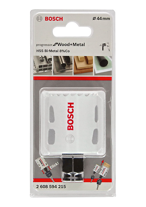 Scie cloche sans foret pilote Bosch pour multi-matériaux Ø.44 mm