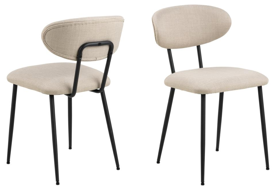 Forshaga Eetkamerstoel - Set van 2 - Beige