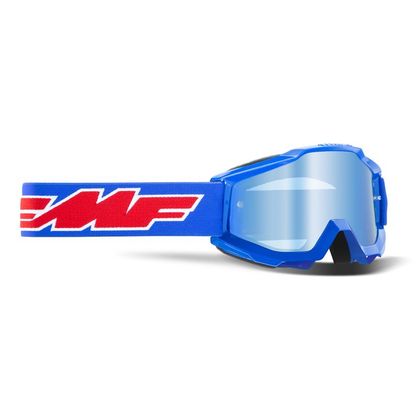 Masque cross FMF VISION POWERBOMB ROCKET BLUE IRIDIUM YOUTH - Bleu