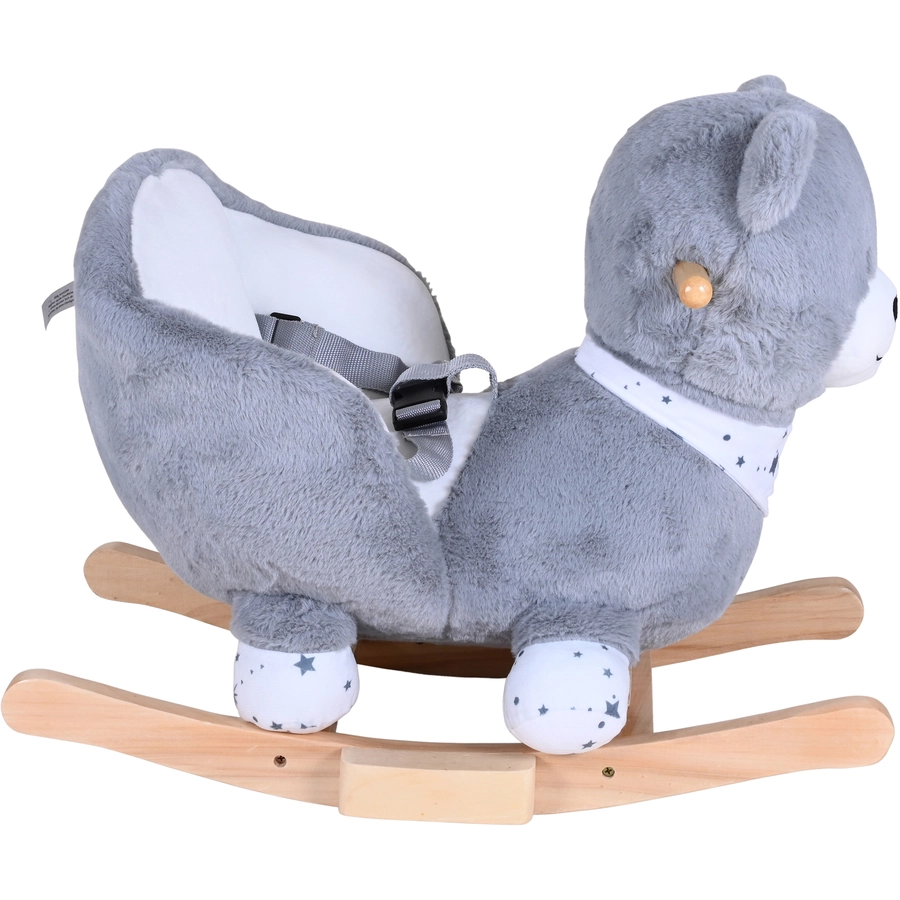 knorr toys® Schaukeltier Bär grau