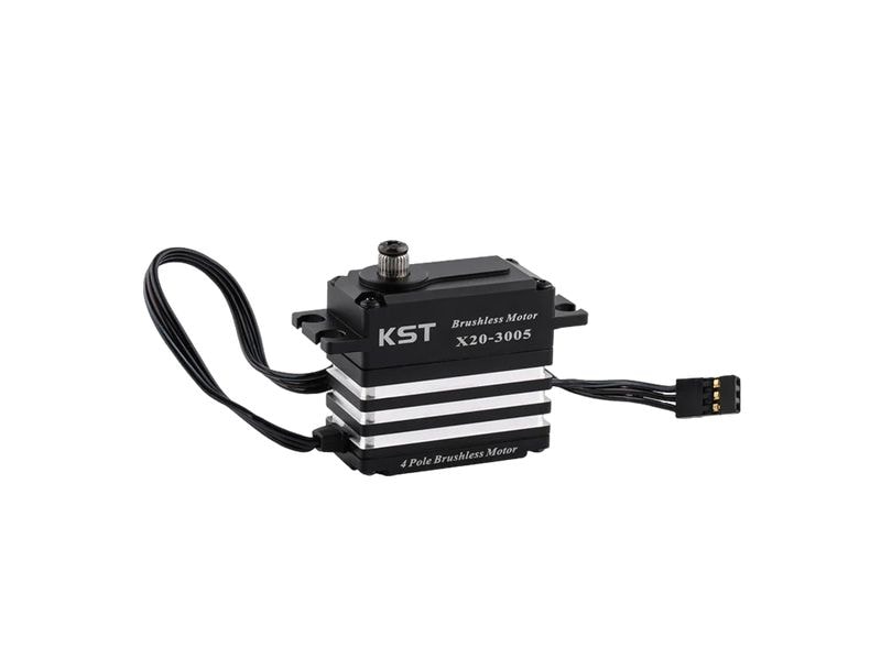 KST Standard Servo X20-3005 V8.0 32 kg, 0.047 s, Brushless Schnelles und starkes Bruhless Standardservo mit Metallgetriebe