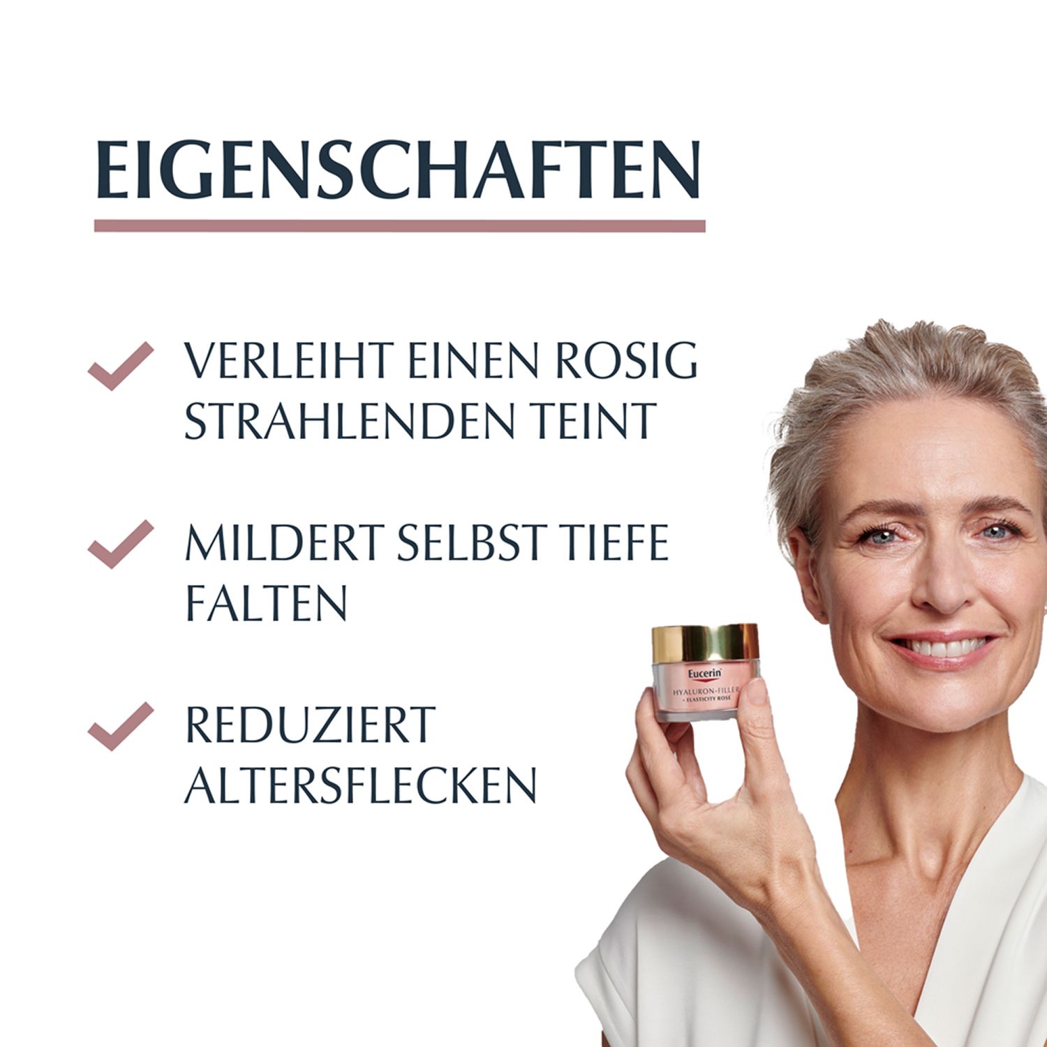 Eucerin® Hyaluron-Filler  + Elasticity Rosé Tag LSF 30