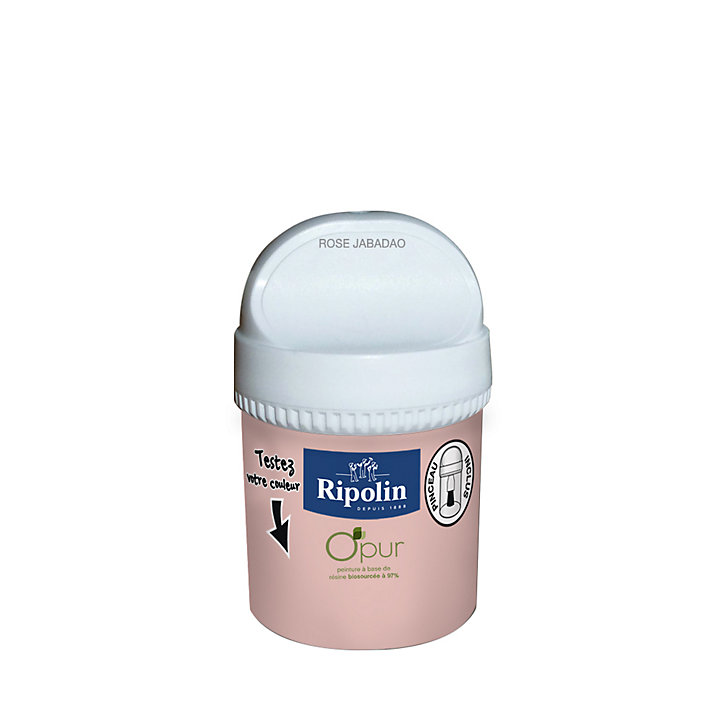 Testeur peinture intérieure Ripolin O'Pur rose jabadao satin 75ml