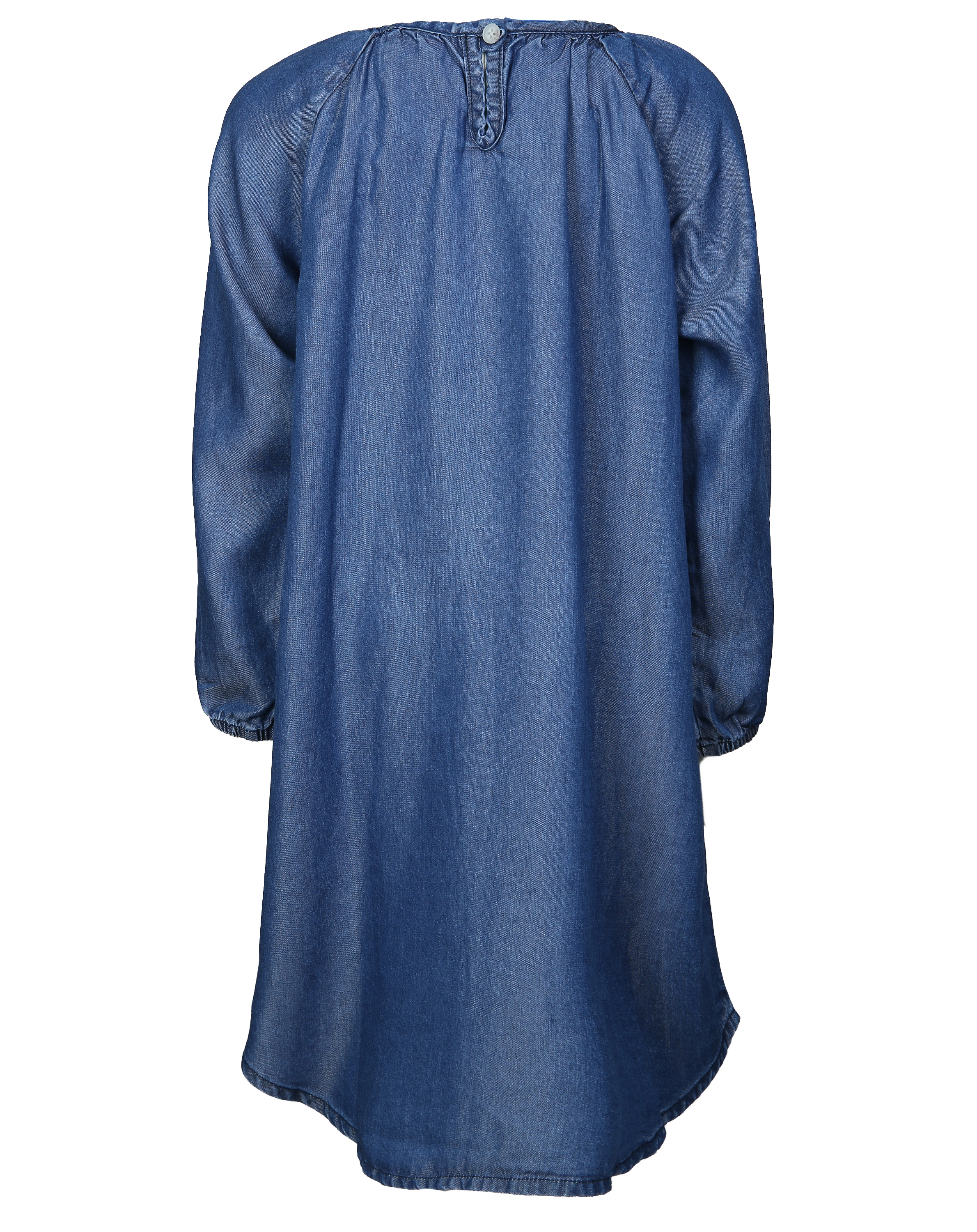Langarmkleid PAULA DENIM in blau
