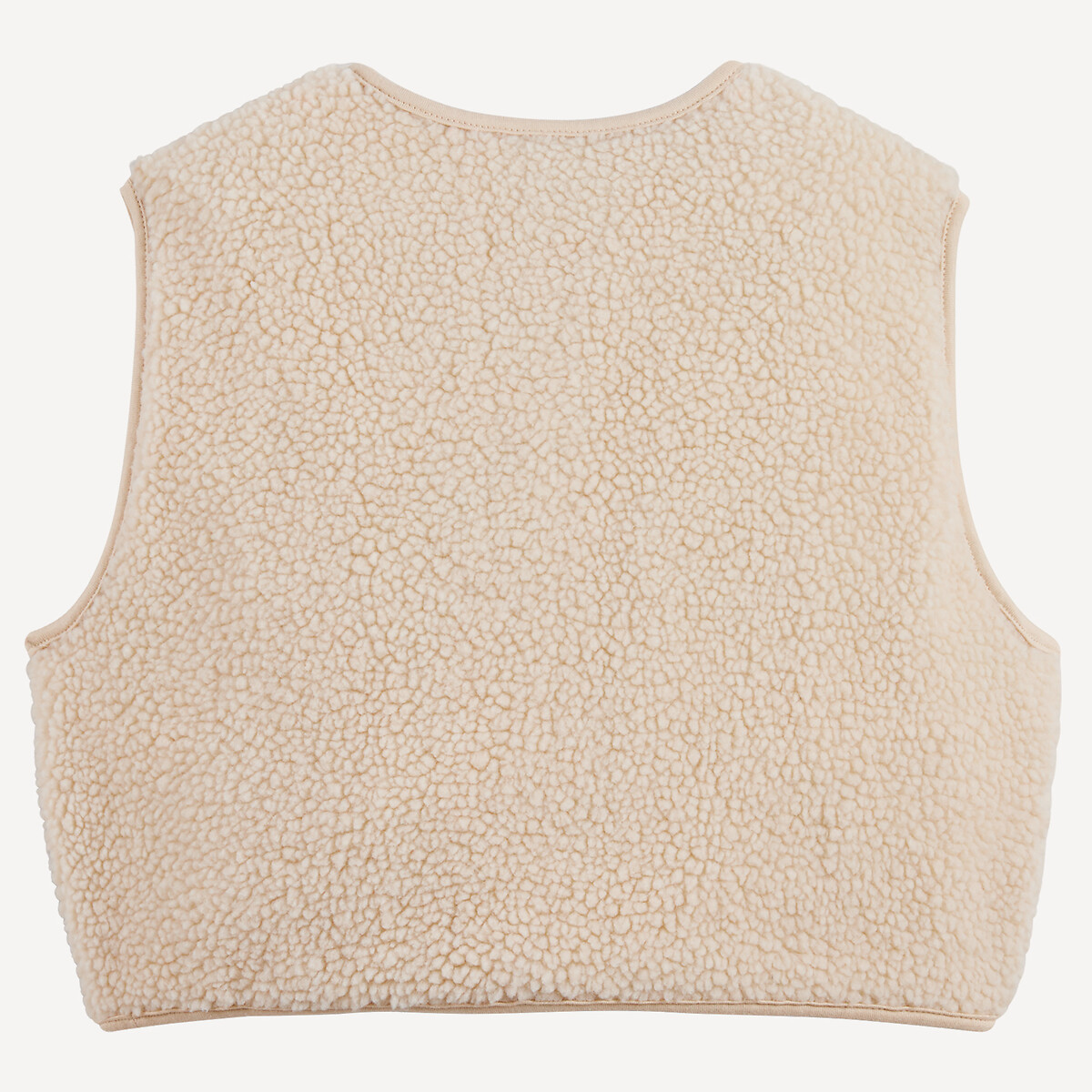 COLEÇÕES LA REDOUTE<br>Cardigã sherpa sem mangas