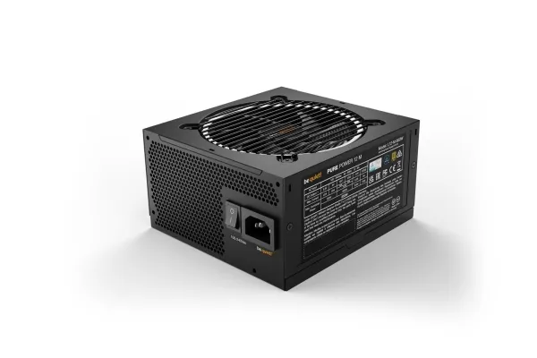 be quiet! Pure Power 12 M 850W - Strømforsyning (intern) - ATX12V 3.0/ EPS12V 2.92 - 80 PLUS Gold - AC 100-240 V - 850 Watt - aktiv PFC - Europa - sort