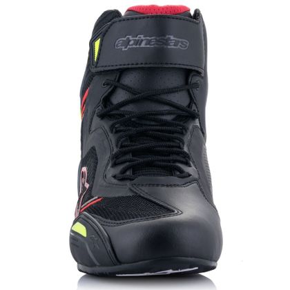 Baskets Alpinestars FASTER-3 RIDEKNIT FLUO - Noir / Rouge