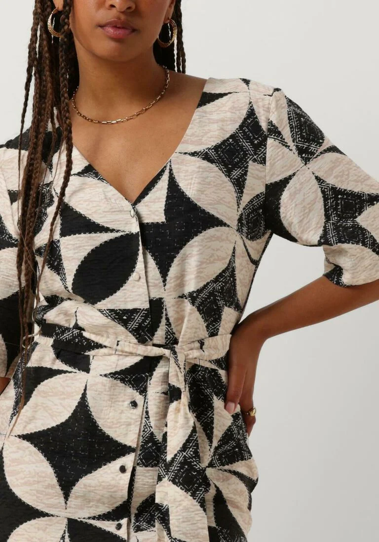 OBJECT zwarte object mini jurk objbetina lo 2/4 dress