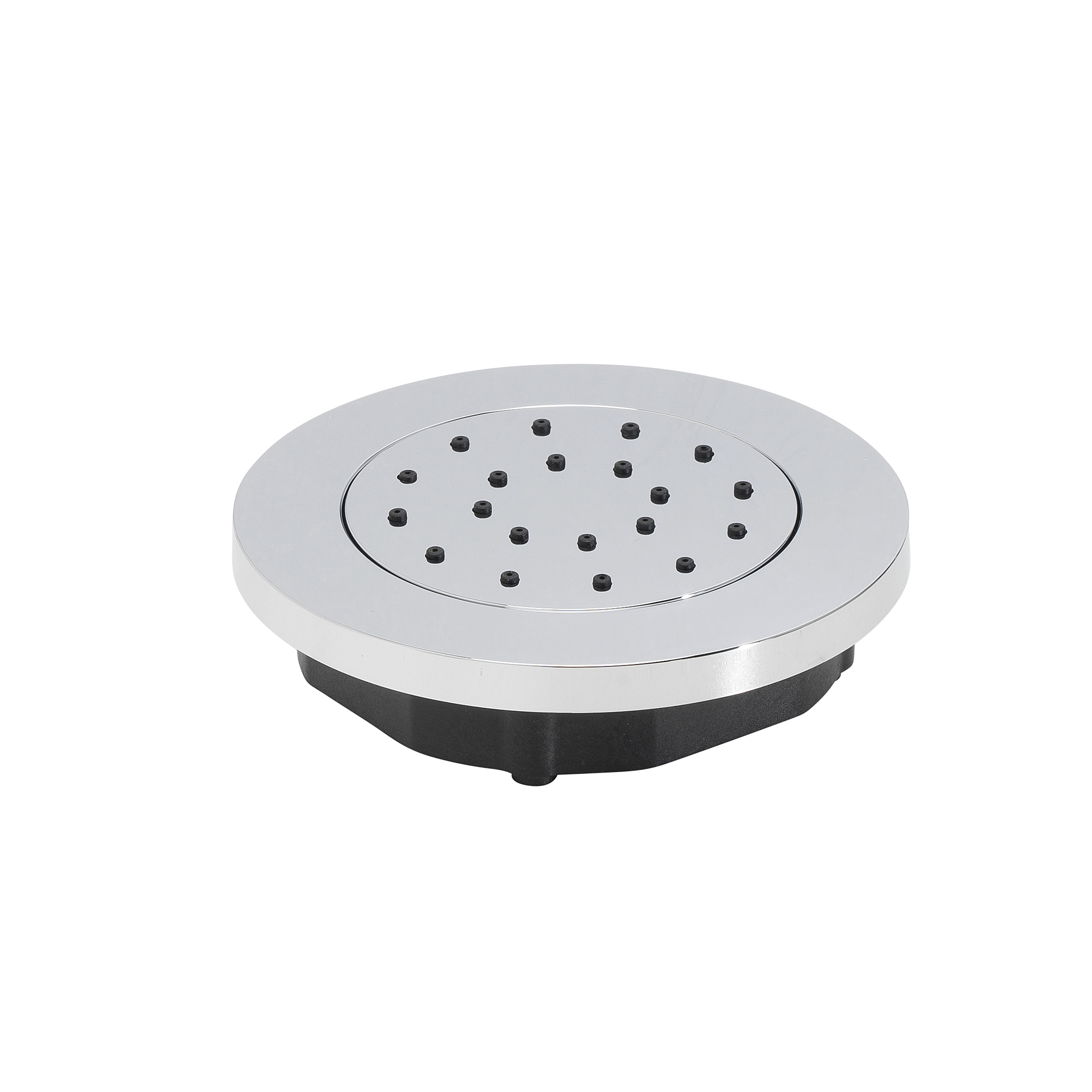 Mueller Round Inbouw verstelbare zijdouche rond 135mm ABS chroom