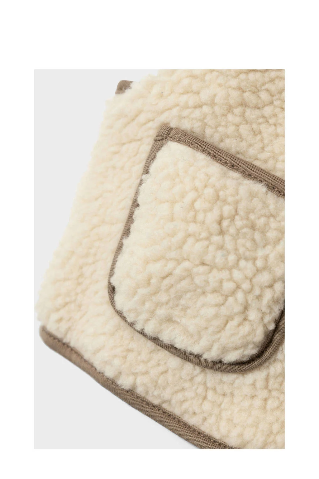 LIL' ATELIER MINI teddy gilet