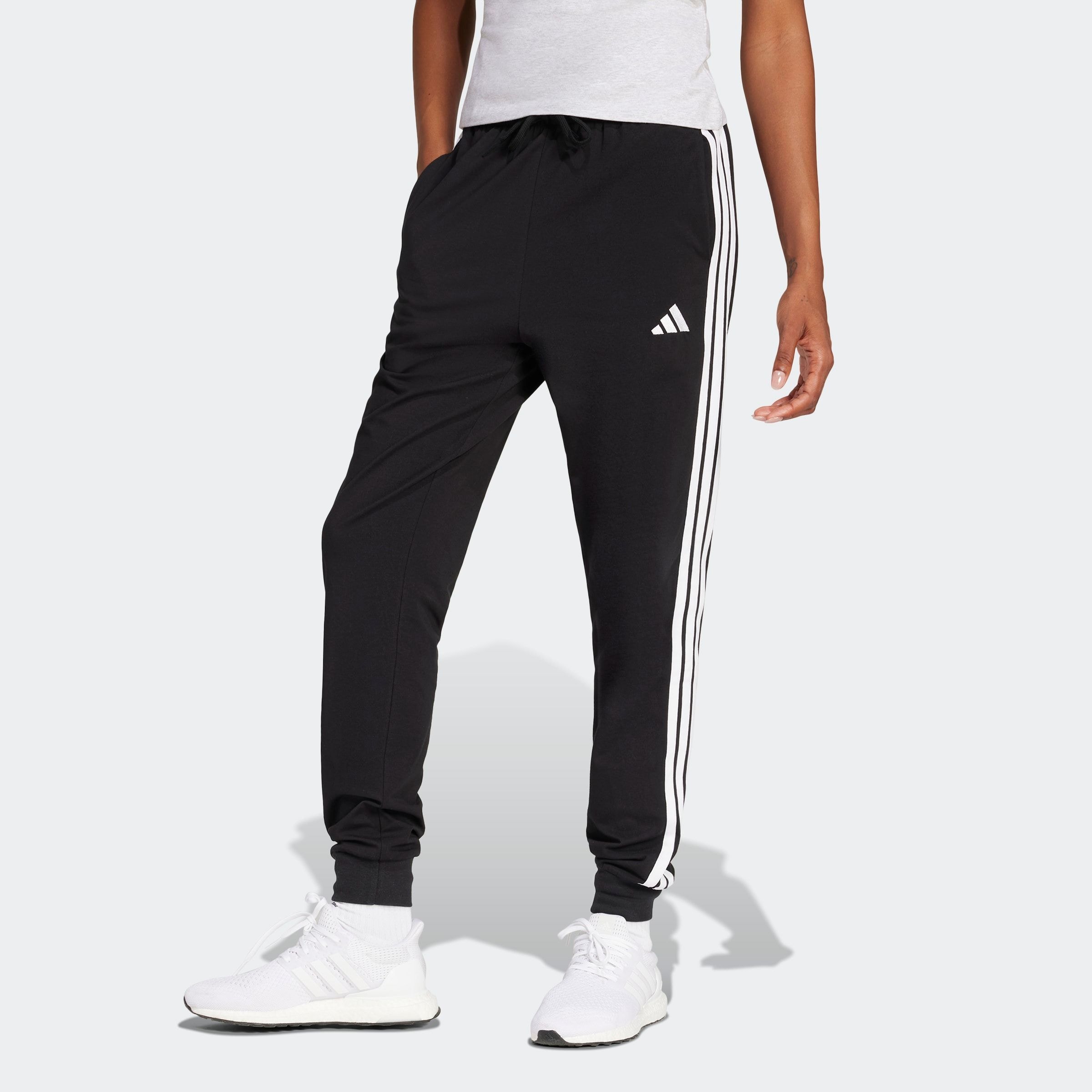 adidas Sportswear Sporthose »W 3S SJ JOGGER«  Lässig geschnitten, hoher Bund, schmal zulaufende Beinform