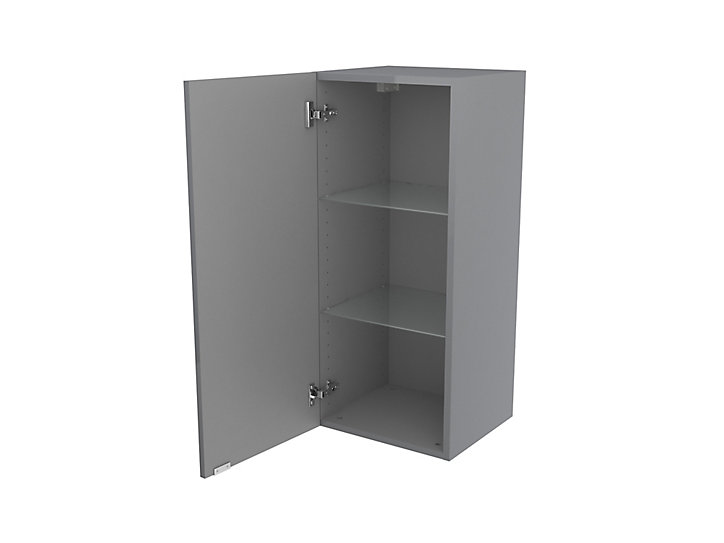Armoire de salle de bains GoodHome Imandra gris L.40 x H.90 x P.36 cm