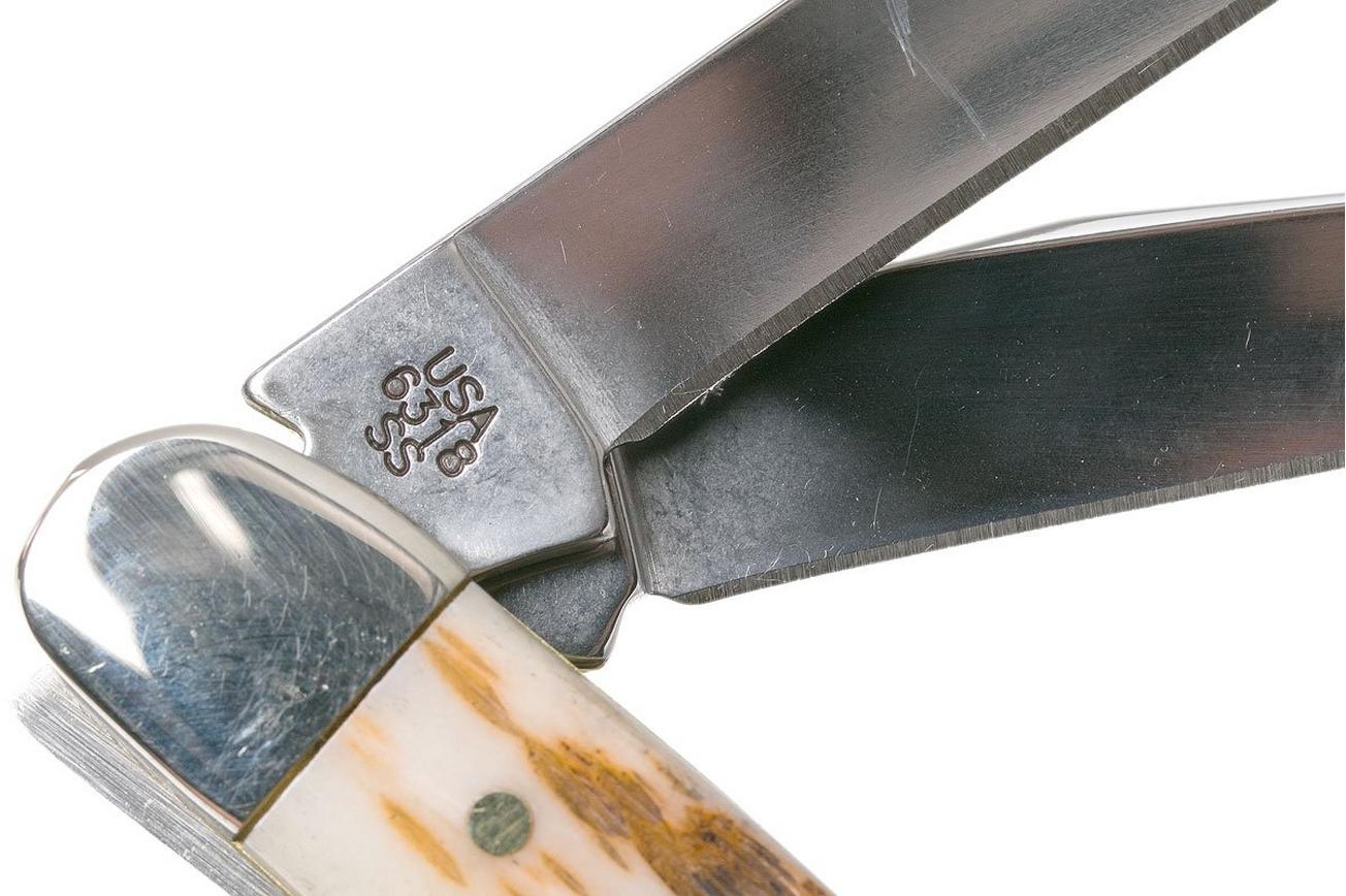Case Medium Stockman Amber Jigged Bone, 00042, 6318 SS zakmes