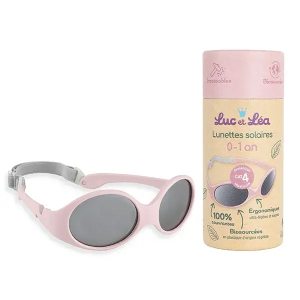 Óculos de Sol Luc & Léa Solar Biobased 0-1 ano Rosa