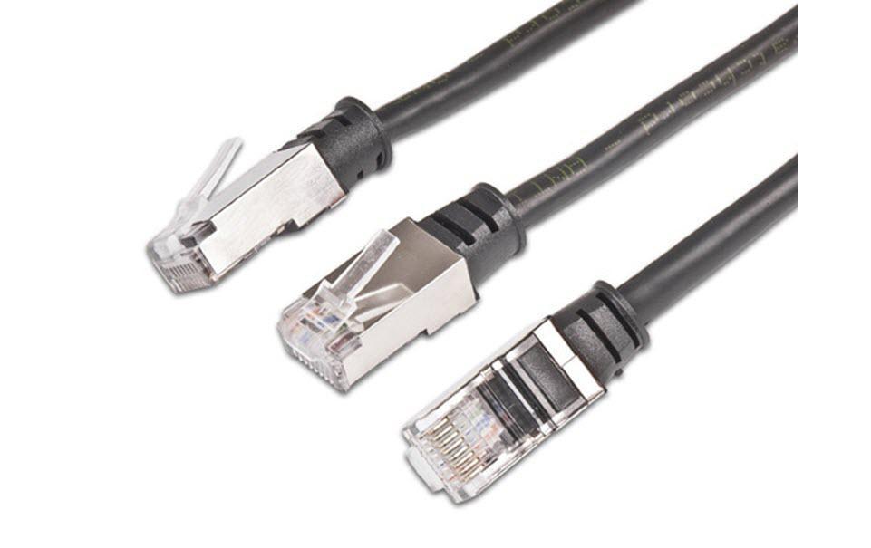 Patchkabel RJ-45 - RJ-45, Cat 5e, F/UTP, 30 m, SchwarzCat.5e-Patchkabel, 0.3 m