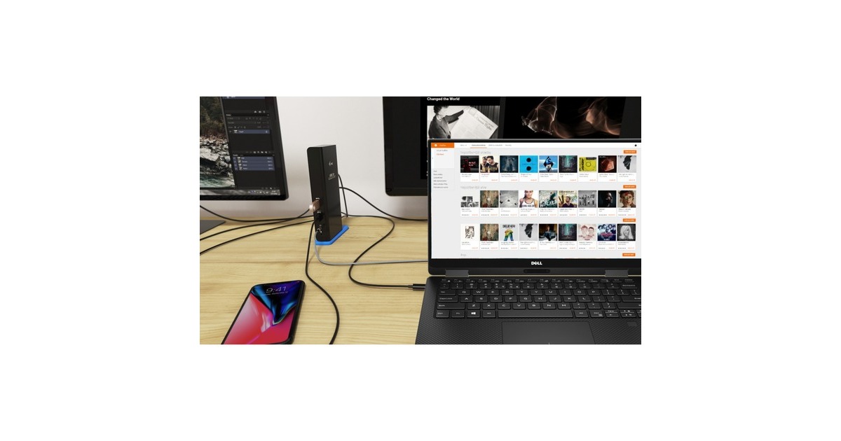 i-tecUSB 3.0/USB-C Dual HDMI dockingstation  (Zwart)