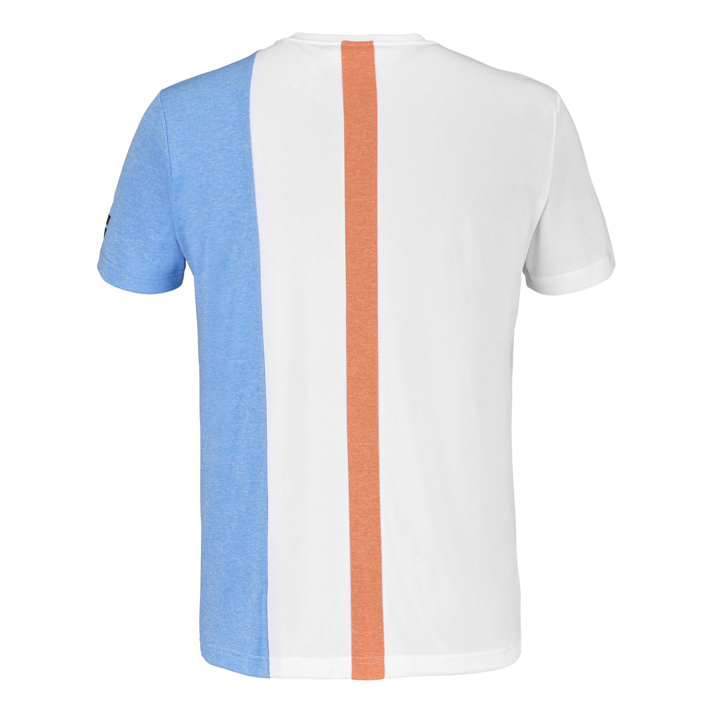 Babolat Play Crew Neck T-shirt Hommes - Blanc , Bleu Clair