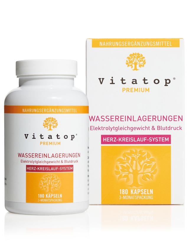 Wassereinlagerungen, 6-Monatsvorrat