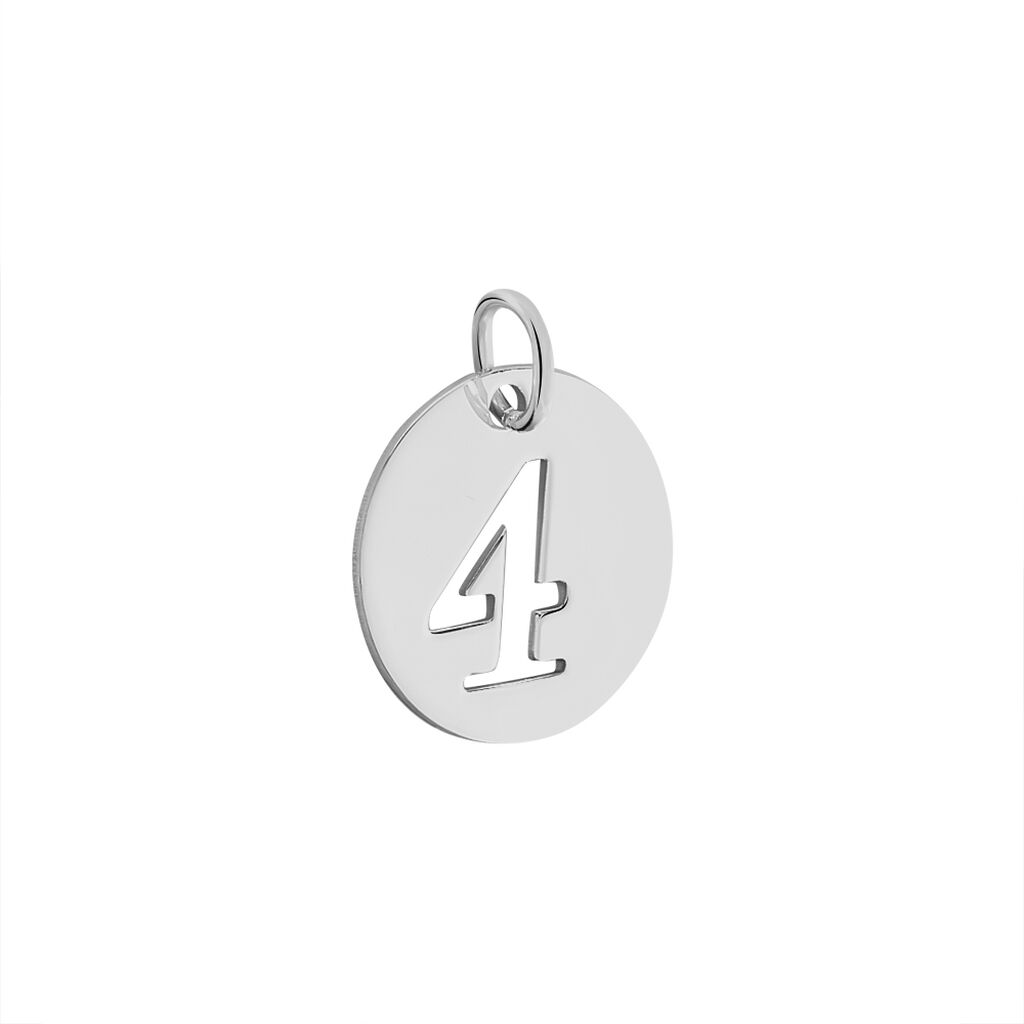 Pendentif Efiso Argent Blanc