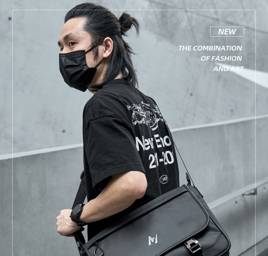 Moyyi - Messenger Bag met letterflap