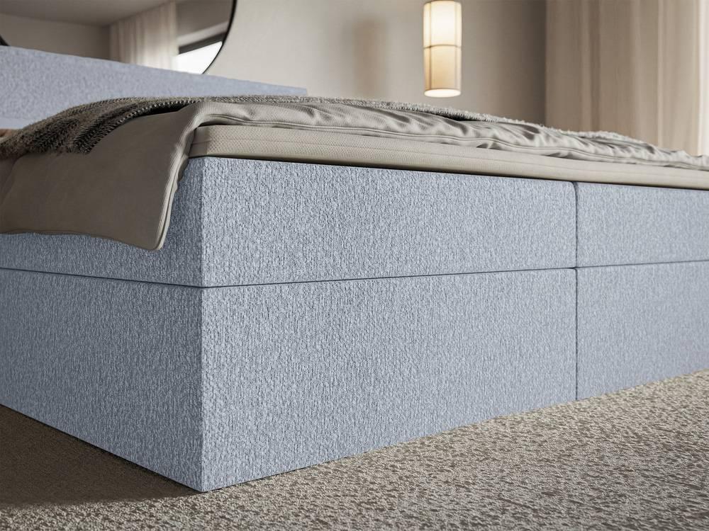 NADUVI Collection Boxspring Esmay chenille - opbergvak+topper 180x200