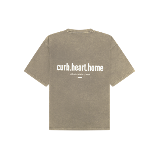 Woodbird Beam Home T-shirt, Dark Beige, XL