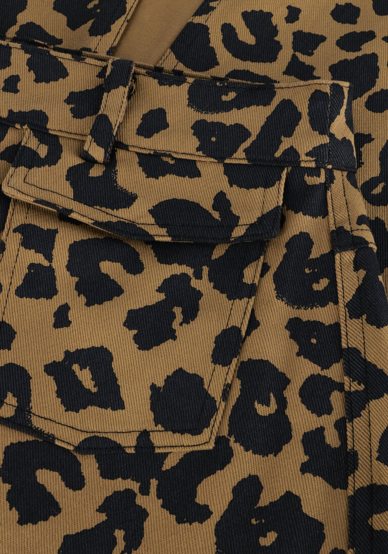 COPENHAGEN MUSE leopard copenhagen muse midirok cmleora-skirt
