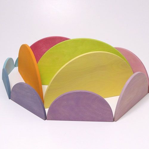 Grimm's halfronde schijven - pastel