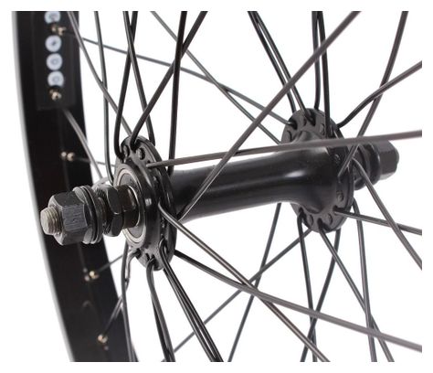 Jeu de Roues BMX MVP 20 Pouces Noir 10/14mm S/B KHEbikes