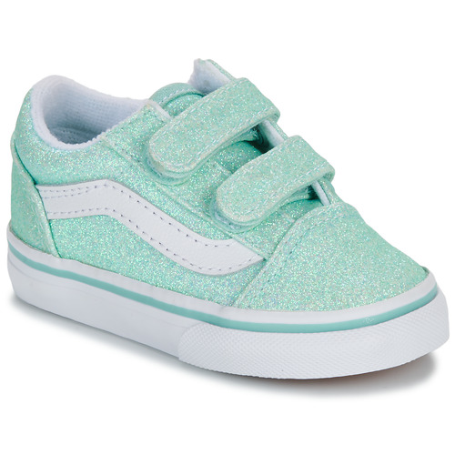 Vans - OLD SKOOL V - Bleu / Vert