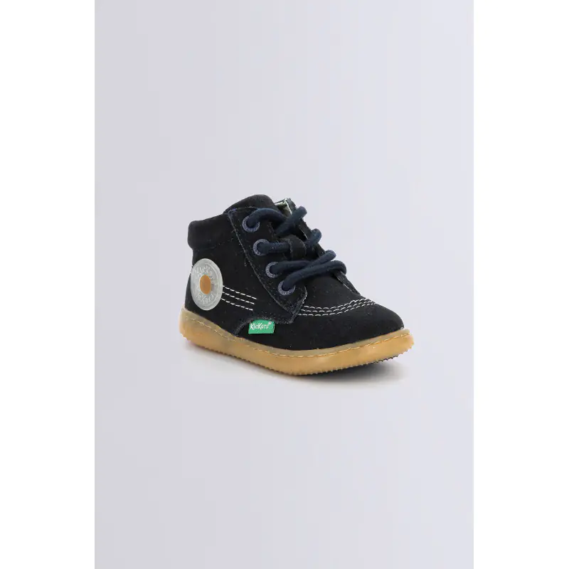 KICKBUBBLY MARINE BOTTILLONS Cuir Mixte